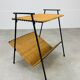 Side table rattan metal 50s, door review