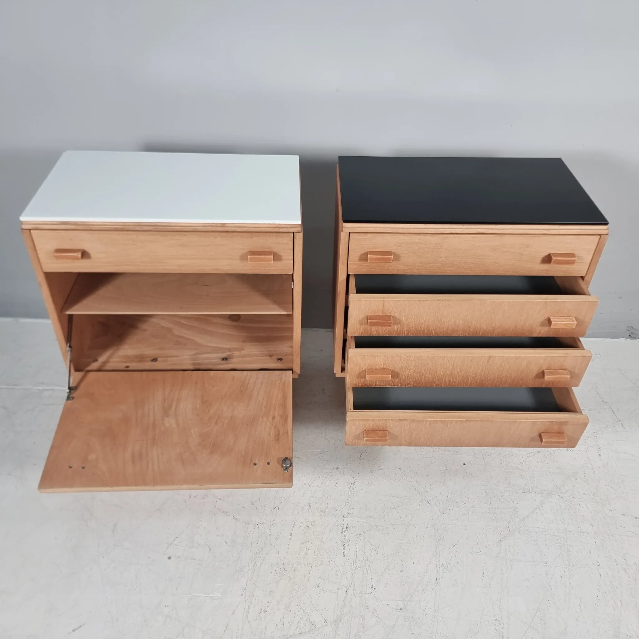Nightstands by Frantisek Mezulanik, 1970s, Set of 2