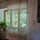 Vintage crochet curtain