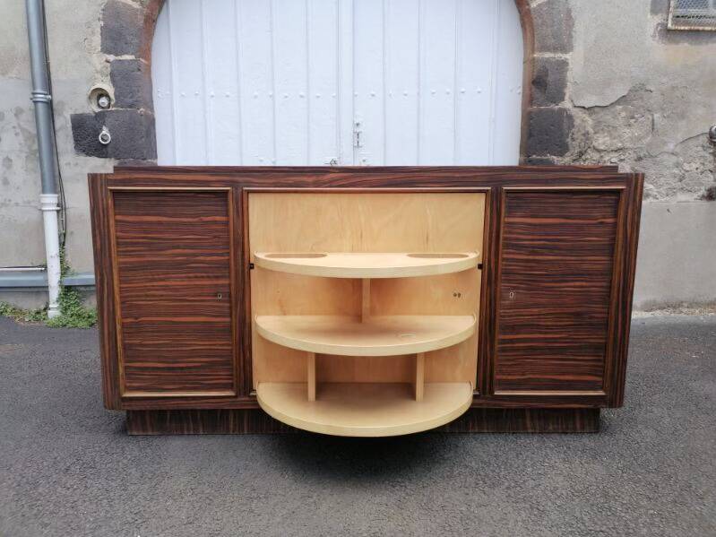 Enfilade Art Deco ebony of macassar