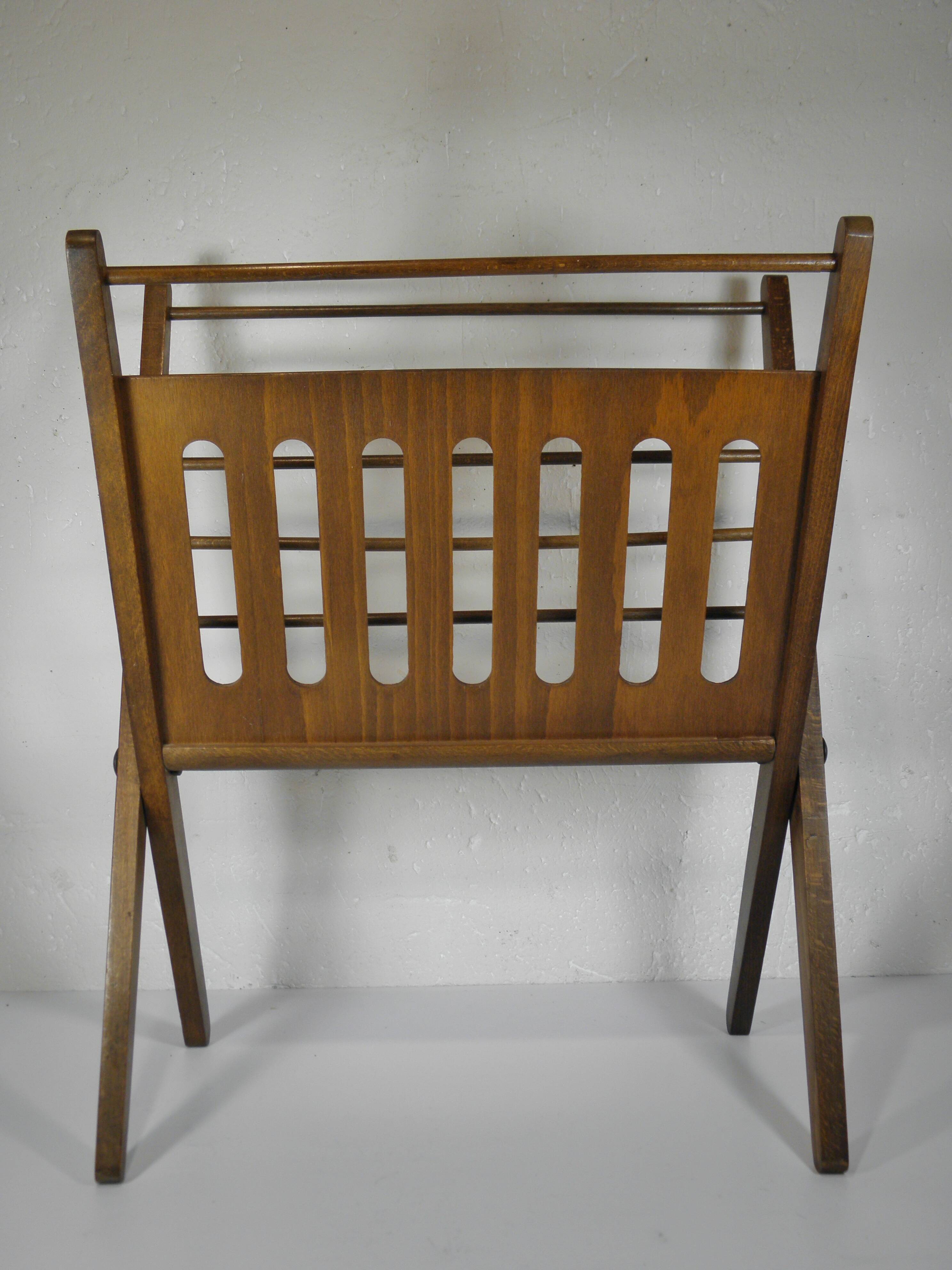 Cees BRAAKMAN folding MAGAZINE RACK - DESIGN 1960