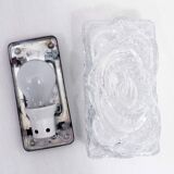 Vintage Kalmar style glass wall light