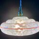 Vintage lampshade suspension and porcelain rosette