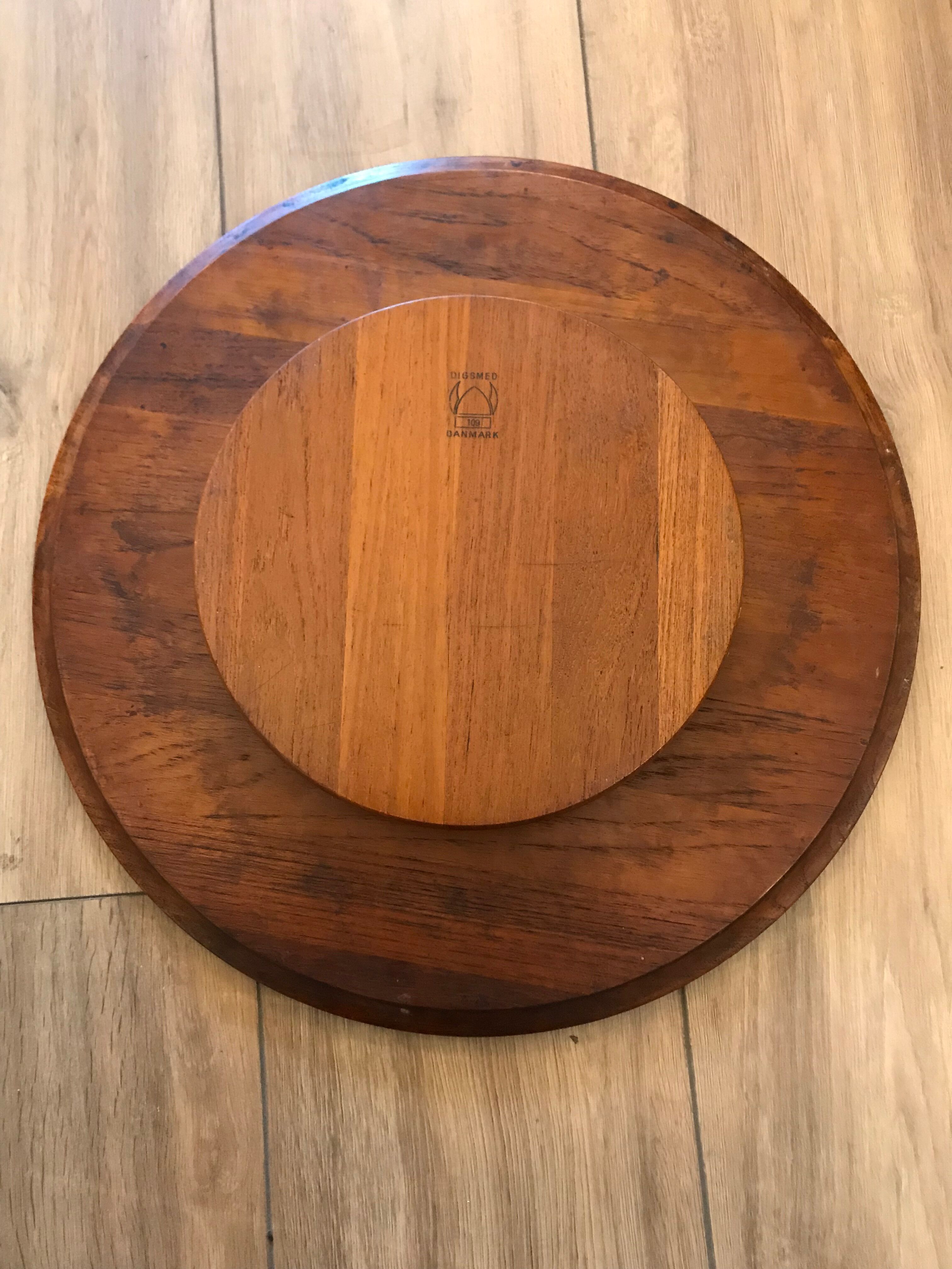 Digsmed Denmark 1970 solid teak turntable