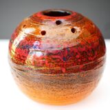 Mid-century art pottery vase in ceramic from Tilgmans