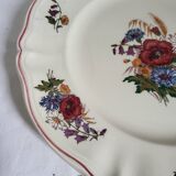Large Round Dish Sarreguemines Agreste