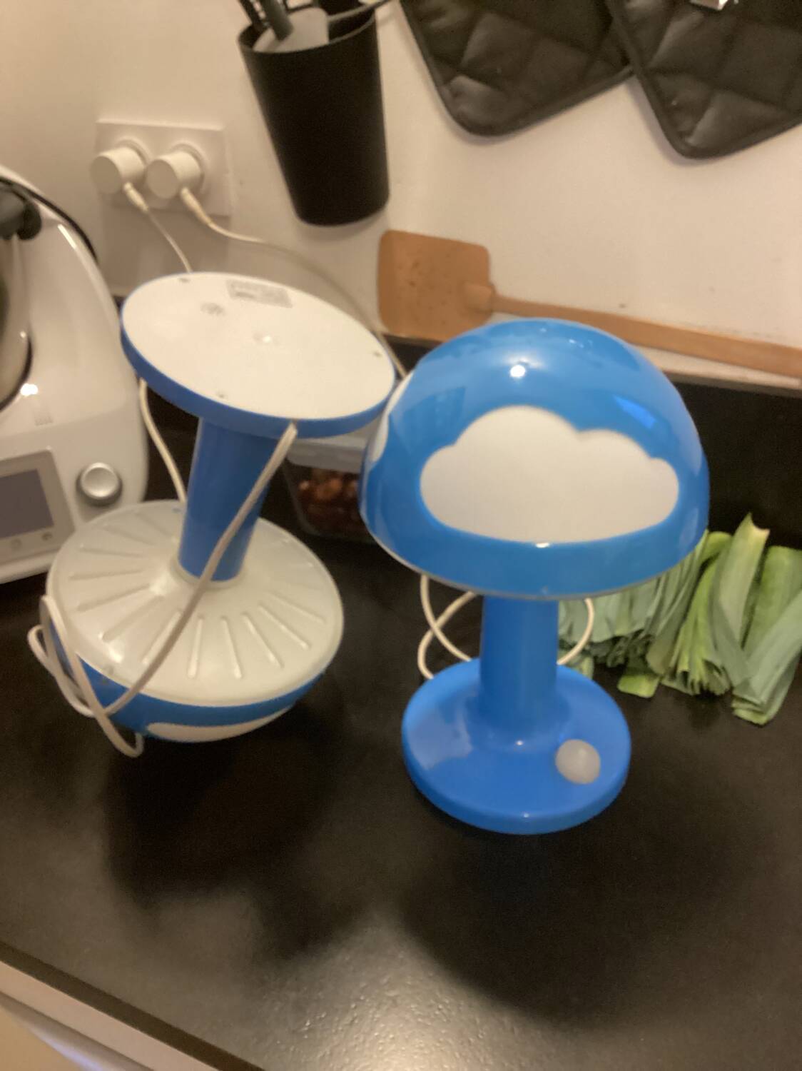 Pair of Ikea Skojig lamps