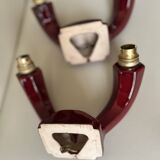 2 ceramic wall lights from the 1950s