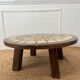 Table basse herbiers vintage
