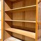 XL vintage display cabinet high in wood / cupboard / laboratory cupboard