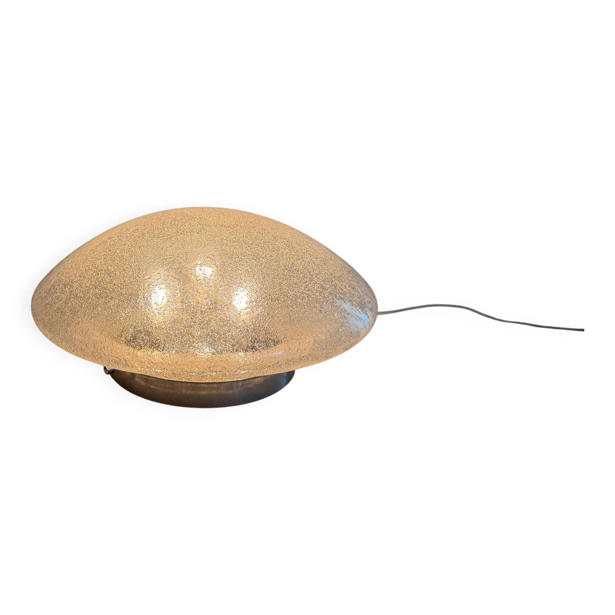 The Moderns Dome Glass Flush Mount Light by Doria, 1960s, Germany