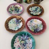 Gaston Gaubier ceramic cups and saucers