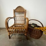 Children's rattan armchair