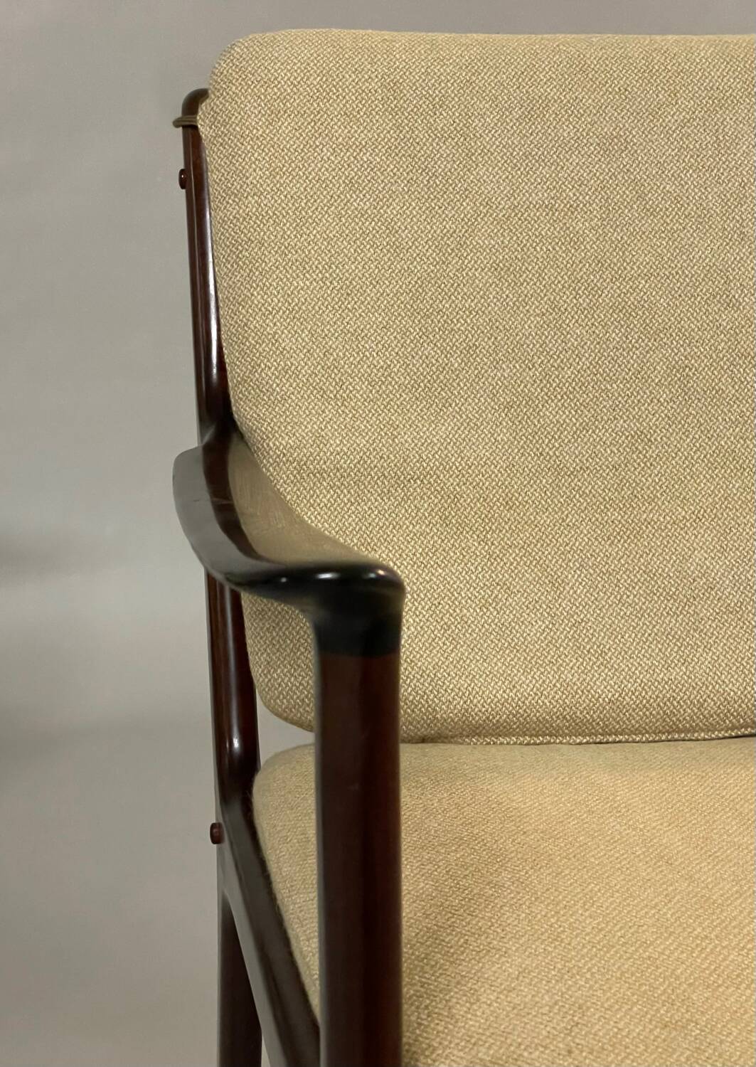 2x Easy Chair Ole Wanscher model PJ112 Mahagoni Denmark 1940s