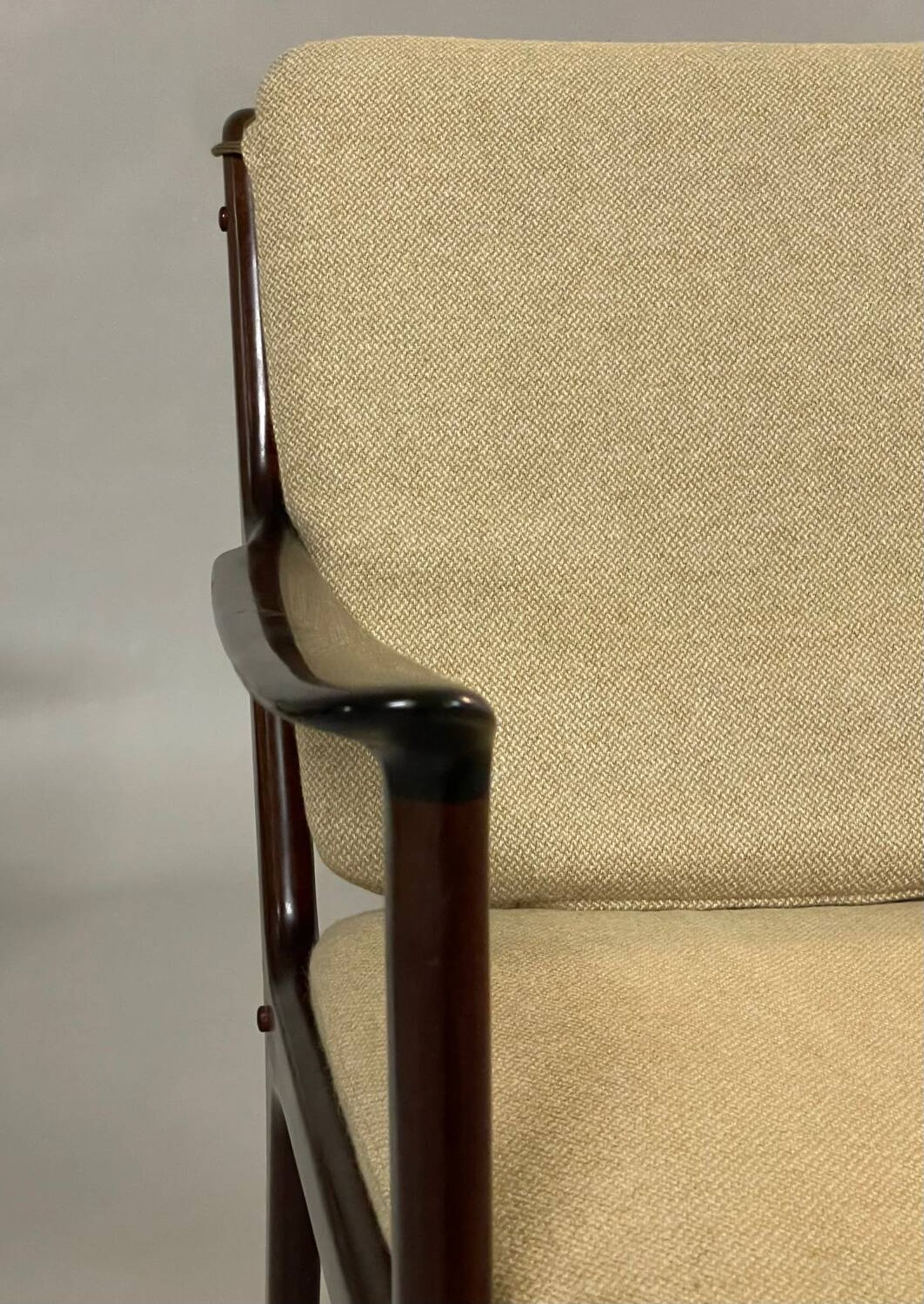 2x Easy Chair Ole Wanscher model PJ112 Mahagoni Denmark 1940s