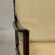 2x Easy Chair Ole Wanscher model PJ112 Mahagoni Denmark 1940s