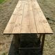 Table and trestles fir tray