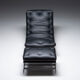 Fauteuil aved pouf de Roger de Winter, années 1960, Belqique