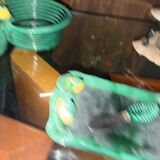 Fruit bowl and butter dish set in Vallauris.