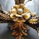 Gilded silver-plated Florentine ceiling lamps wall lamps Banci Florence
