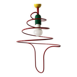 Spiral Pop Art Pendant Light, Ceiling Lamp, ESTO Austria, ´80