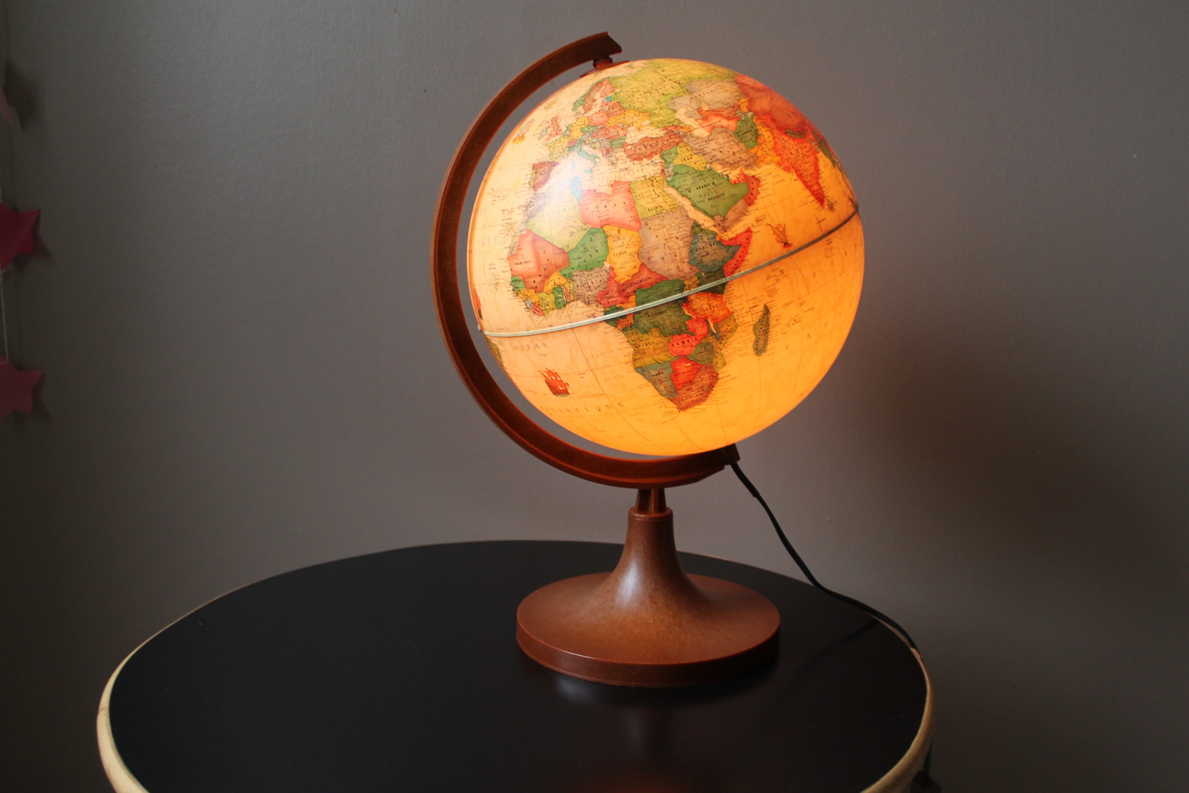 Vintage world map 'Nova Rico'