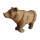 Carved wooden bear