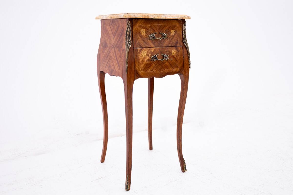 Unique bedside tables, France, circa 1920.