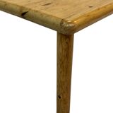 Vintage coffee table in pine 70s minimalist design