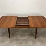 Scandinavian extendable teak table, 60s