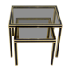 Paire de tables gigognes noir & or 1970'