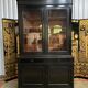 Louis Philippe two-body sideboard in blackened wood 19th