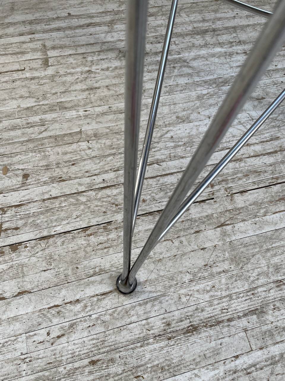 Set of 5 high stools "silver moon" Pascal Mourgue