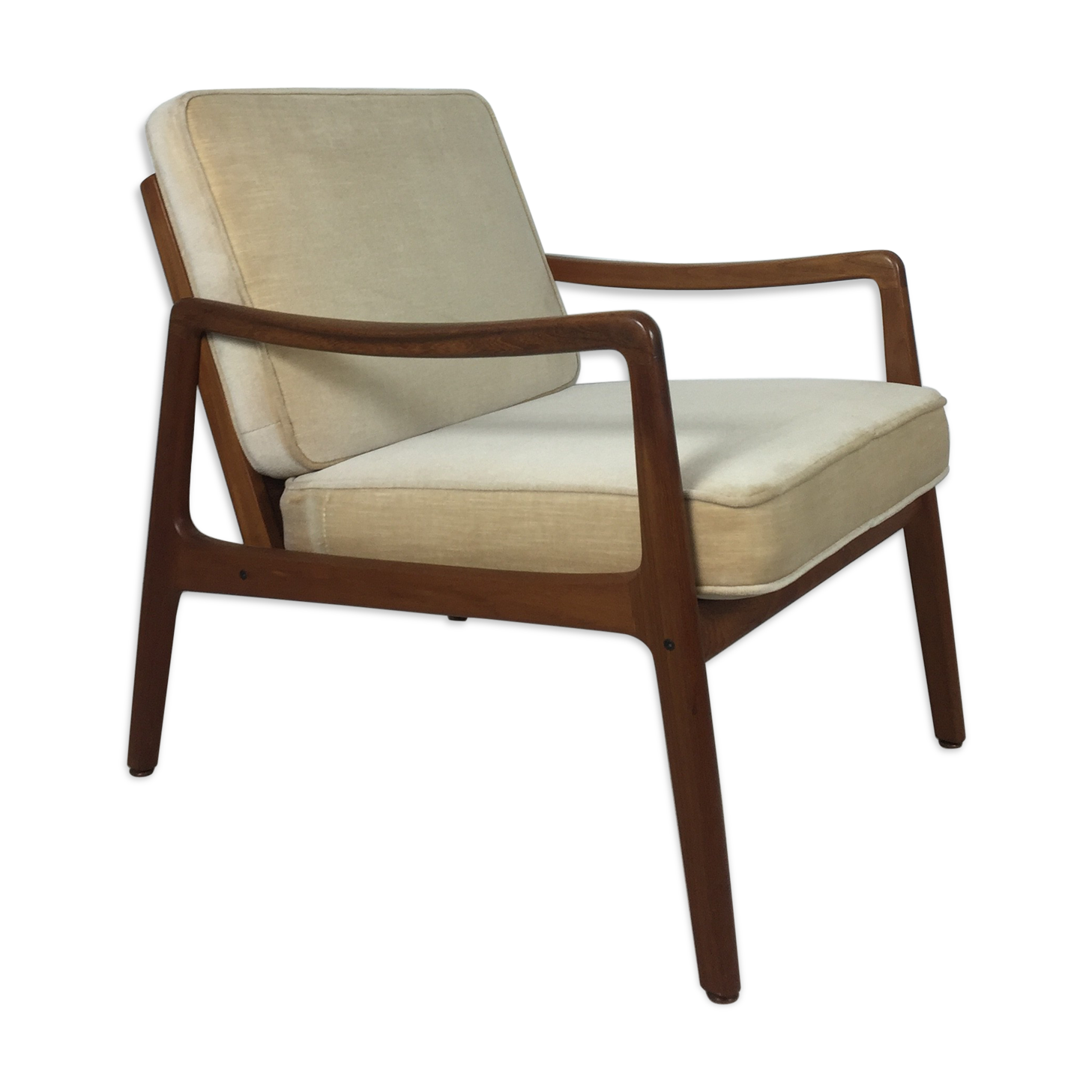 Danish teak easy chair by Ole Wanscher