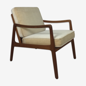 Danish teak easy chair by Ole Wanscher