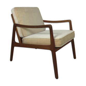 Danish teak easy chair by Ole Wanscher