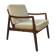 Fauteuil danois en teck par Ole Wanscher