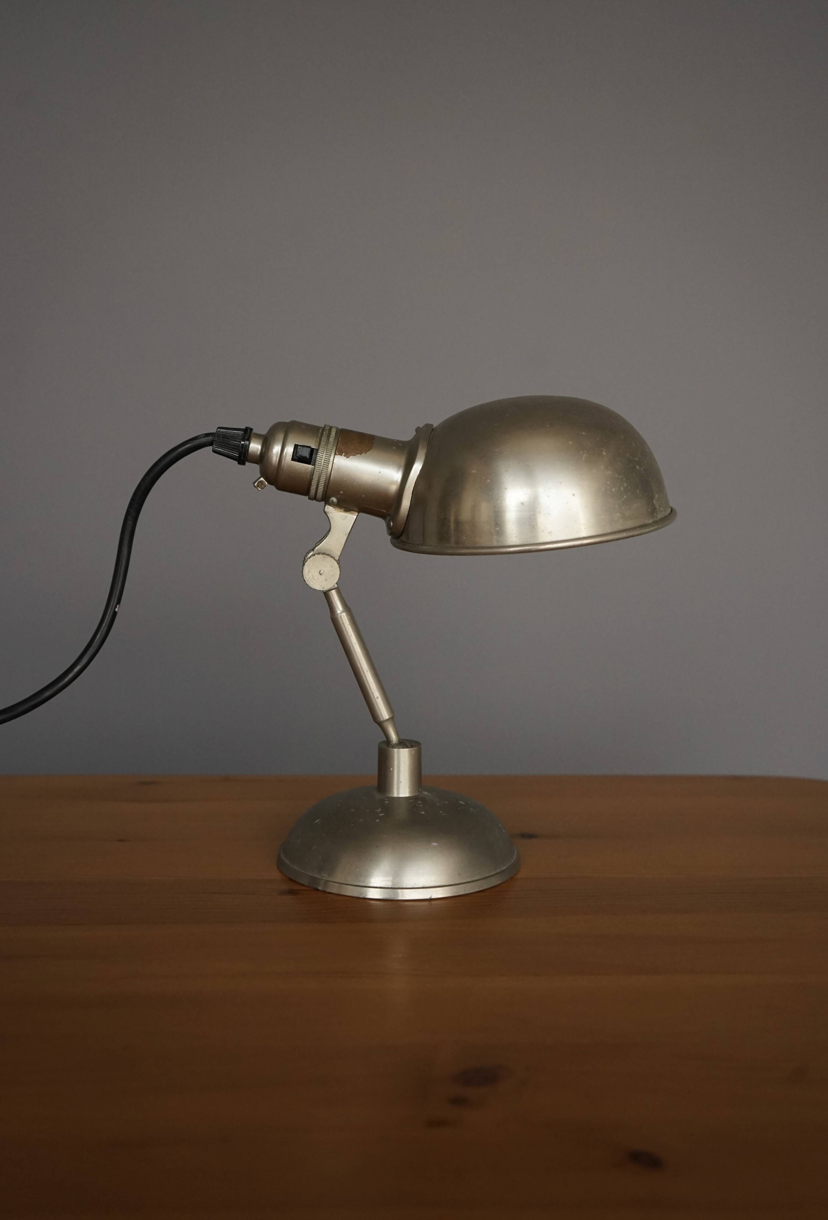 Lampe articulée industrielle, années 1930