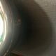 Old oval mirror 30s black wood