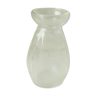 Vase a jacinthe en verre moule epoque art déco