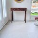 Art Deco Wooden and Marble Console Table