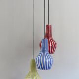 Italian Glass Pendant Lamp by Flavio Poli for Seguso Vetri Darte, 1950s