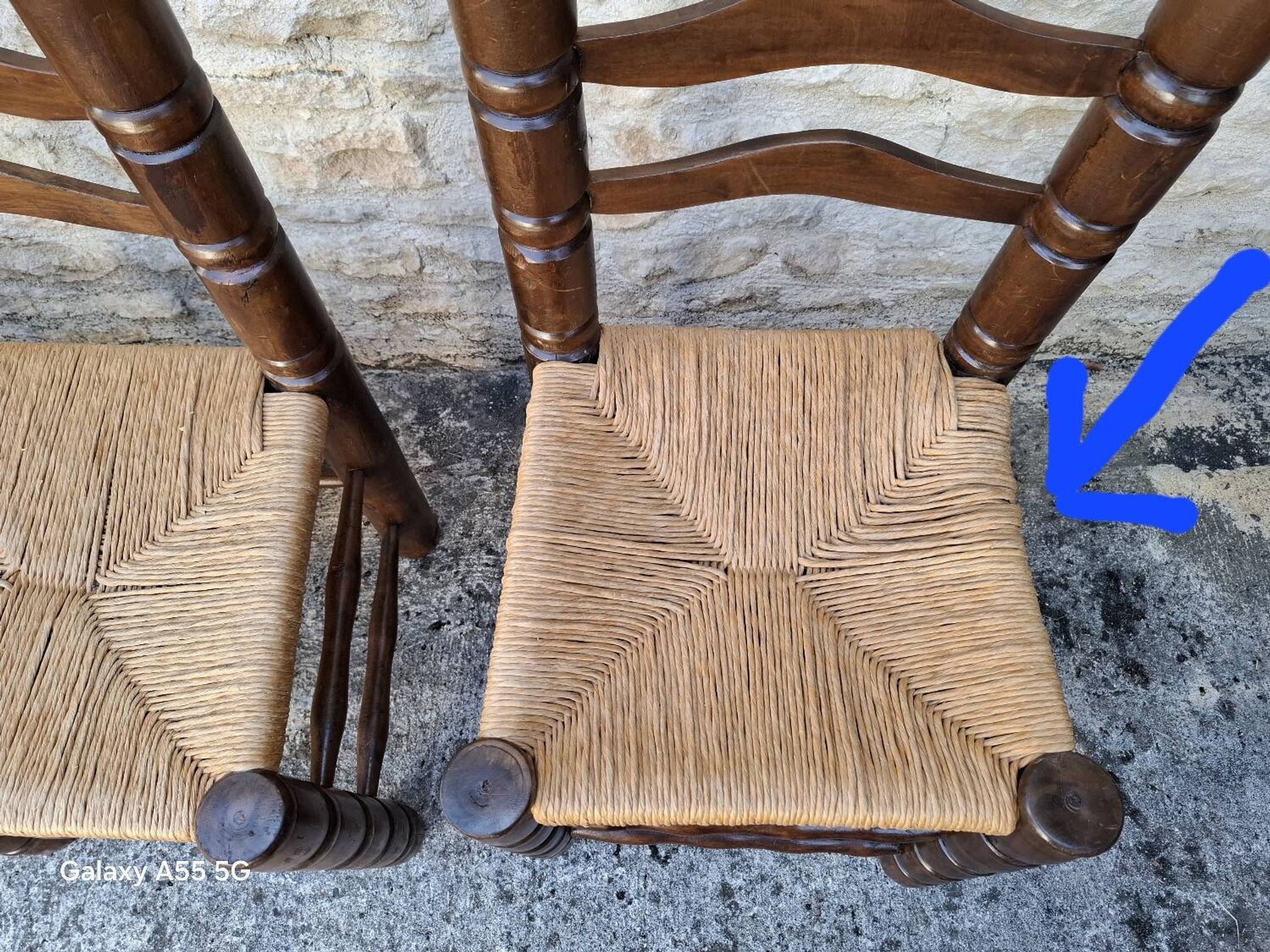 Chaises style Charles Dudouyt