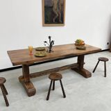 Monastery farm table in oak 1900