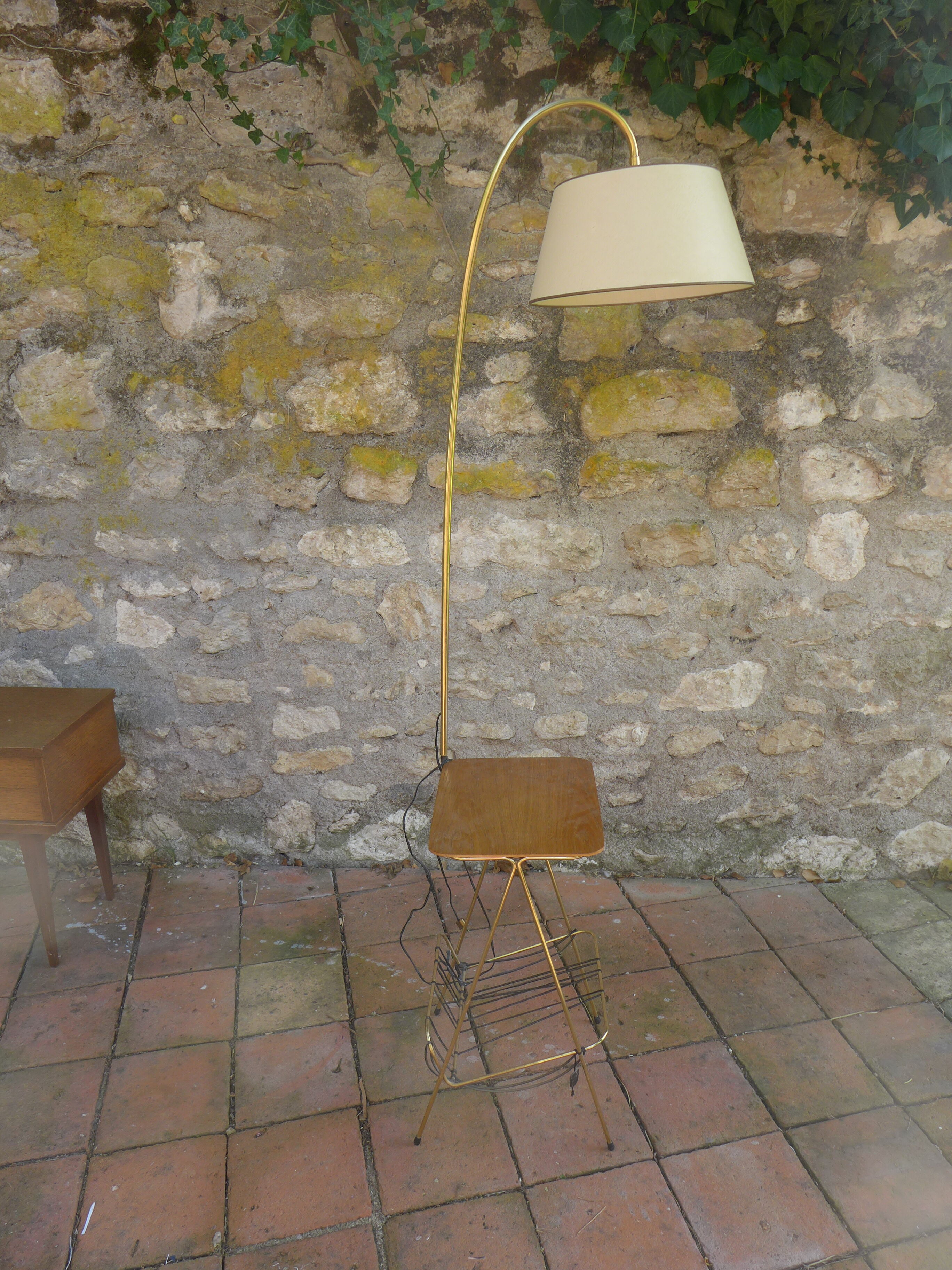 Lampadaire liseuse vintage années 60