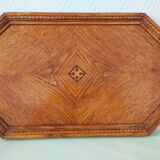 Art Deco wooden serving tray