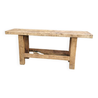 Old oak workbench