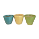 Lot de 3 pots de fleurs années 60