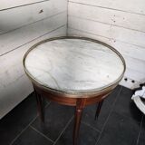 Louis XVI style bouillotte table in mahogany