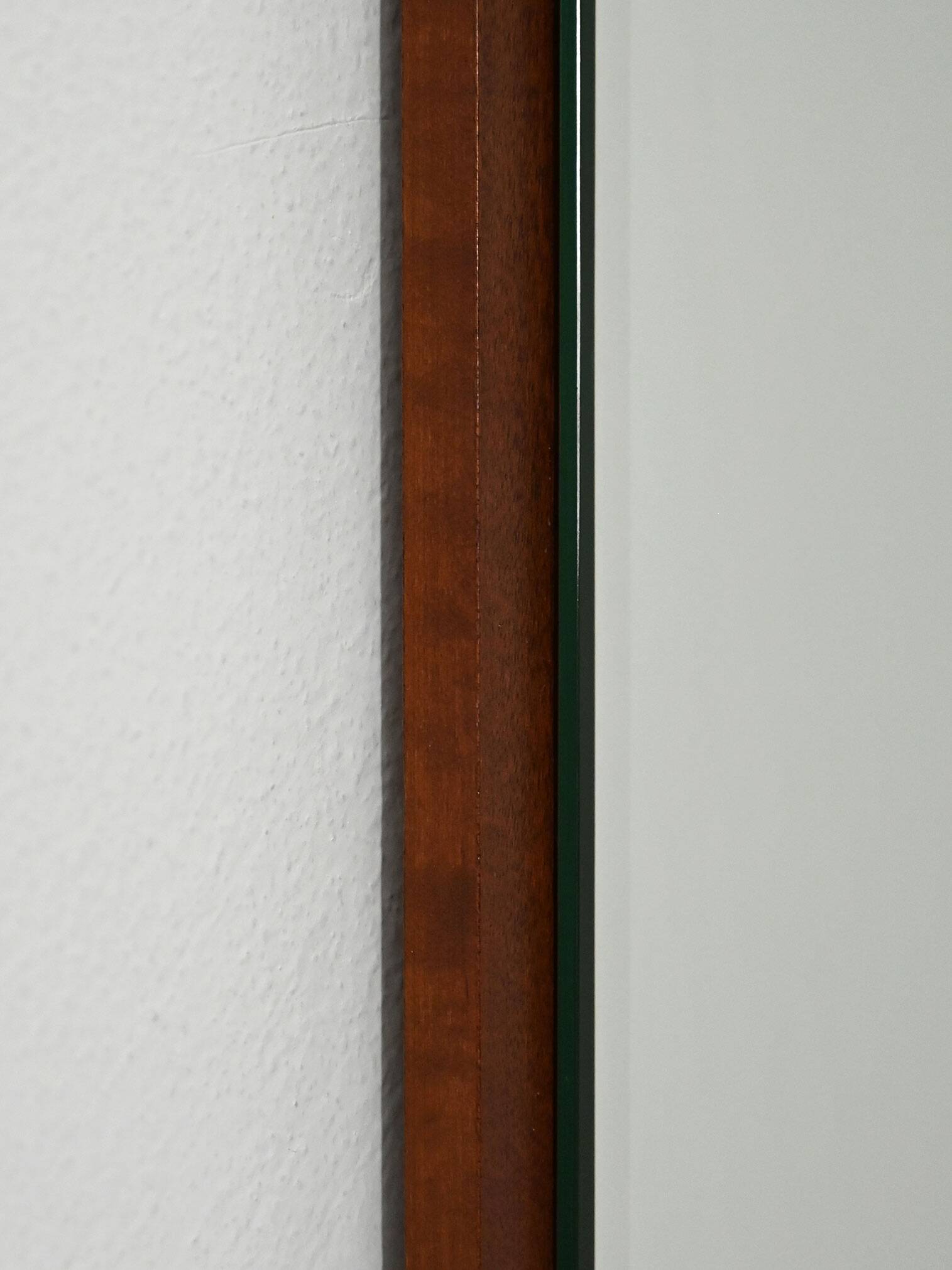 Swedish rectangular teak mirror "Sara" model